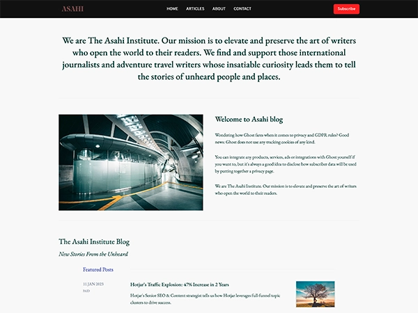 Asahi SaaS Dashboard